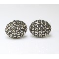 delicati cercei Nanis " Marcasite" . argint vermeil. designer Laura Bicego. Italia